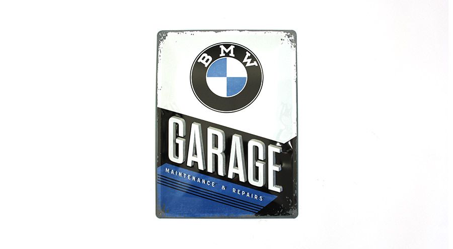BMW S1000R (2021- ) Blechschild BMW - Garage