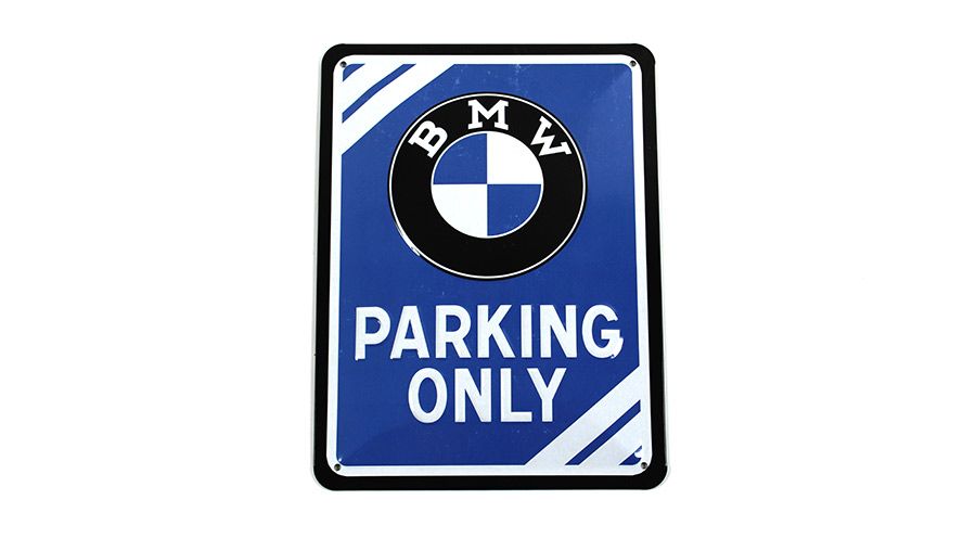 BMW R nine T Blechschild BMW - Parking Only