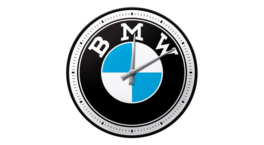 BMW R1200S & HP2 Sport Wanduhr BMW - Logo