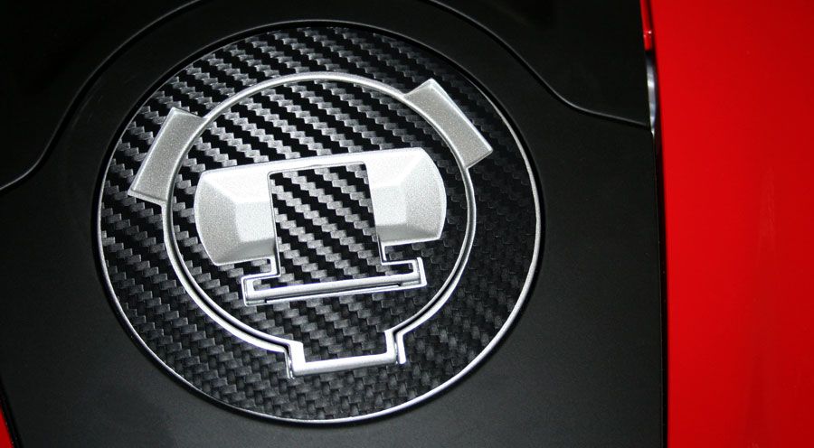 BMW R nine T Tankstutzen-Pad 3D-CarbonLook